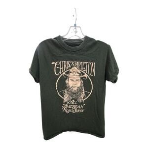 Chris Stapleton All American Road Show 2019 Tour Concert Black S T-Shirt Country